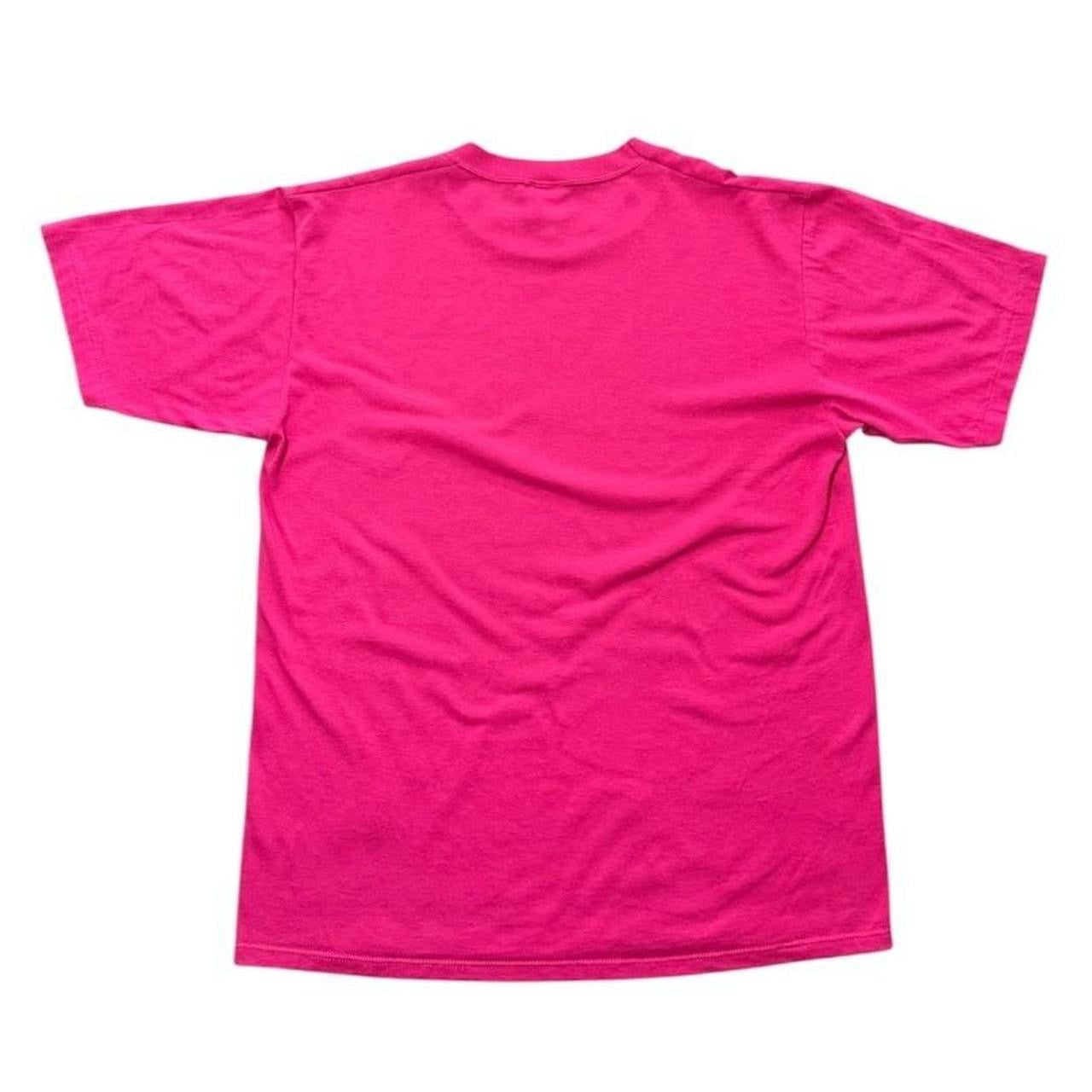 90s Hampton Woods Apartments Pink Retro Graphic USA Souvenir T-shirt