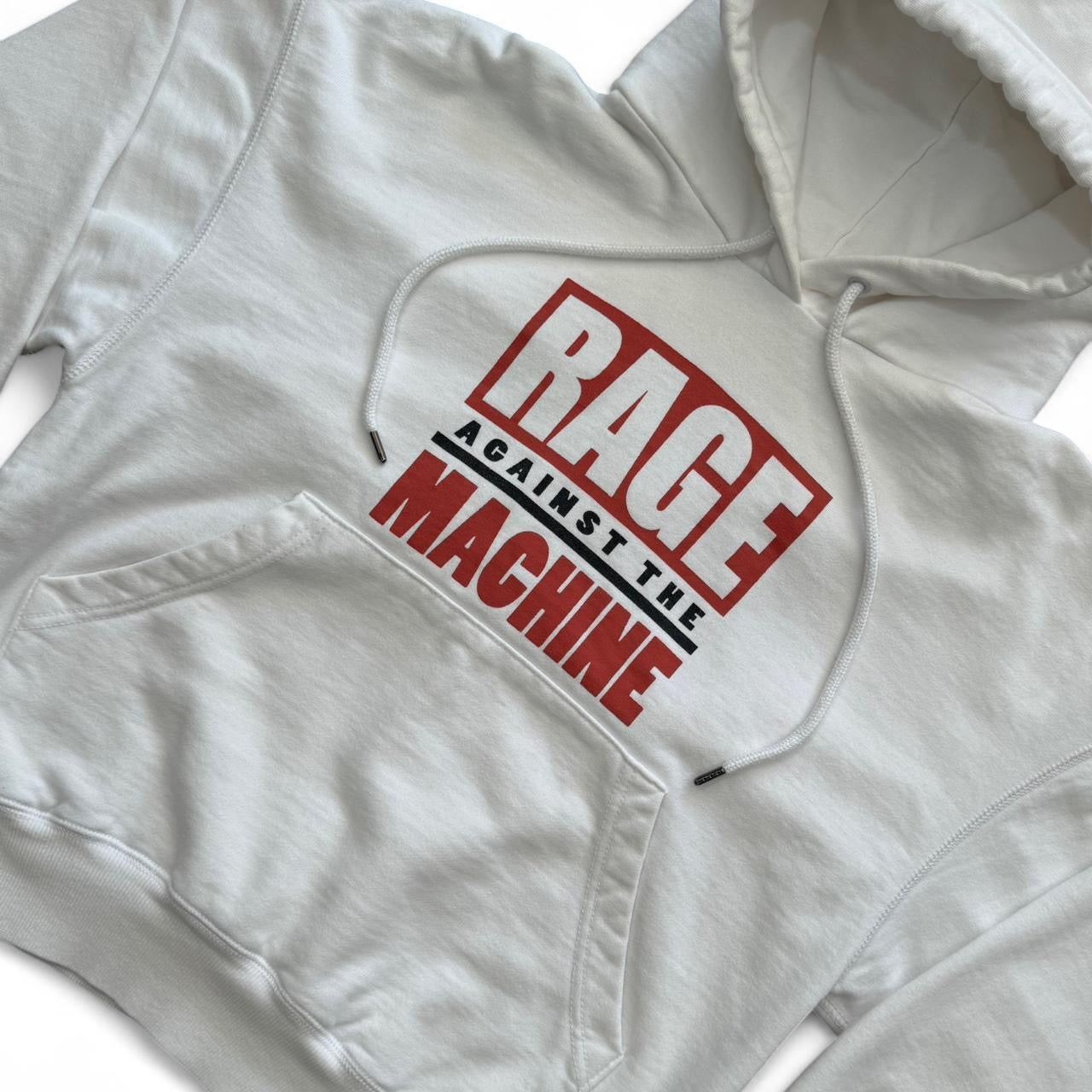 2018 Rage Against the Machine White Hoodie