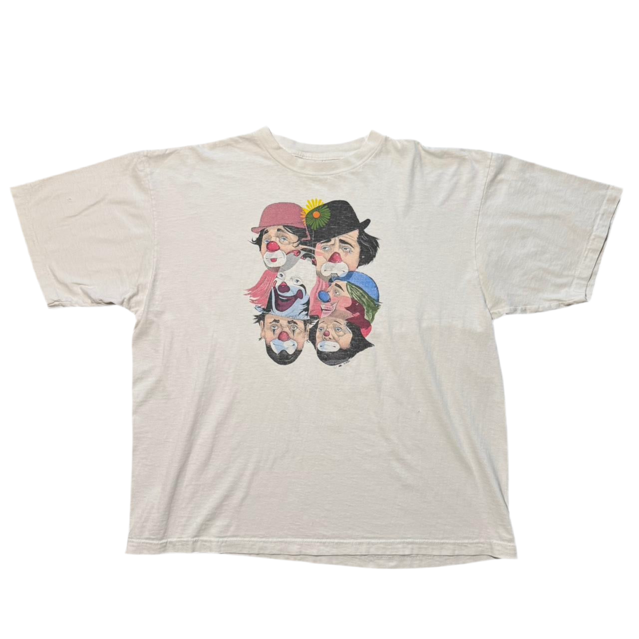 90s M. Harris Sad Clowns Art Tee