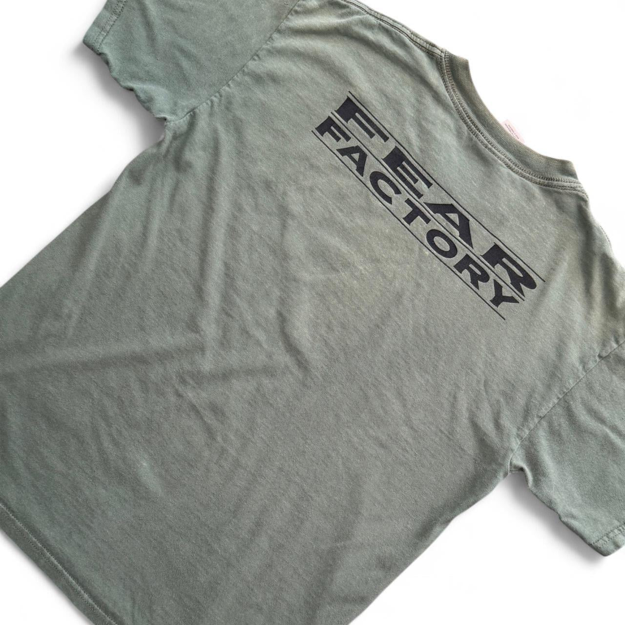2000s Green Fear Factory Numetal Band Tee