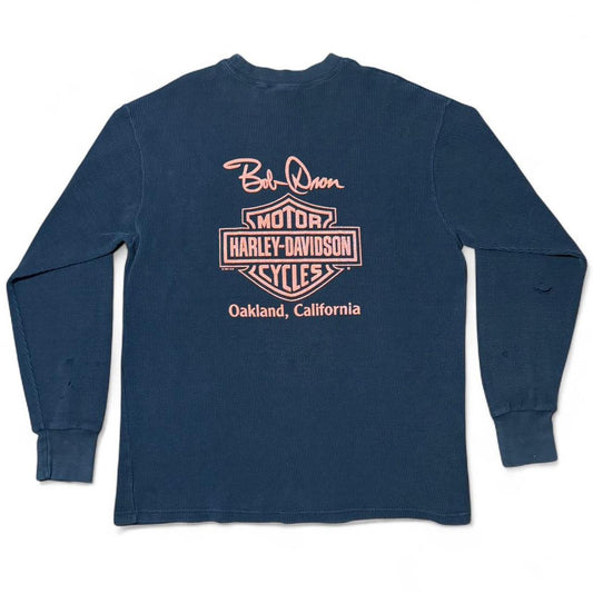 1997 Harley Davidson Long Sleeve Thermal Oakland California Shirt