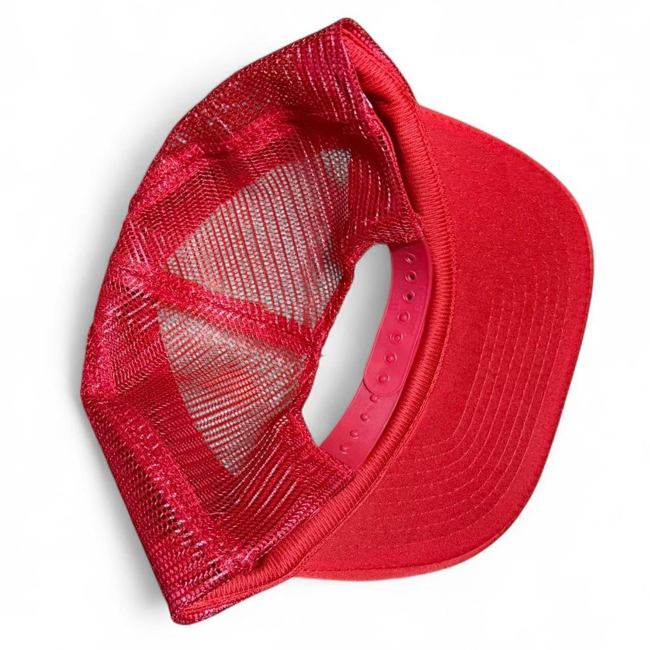Vintage 90s Red Coca-Cola Retro Trucker Foam Mesh Snapback Hat Cap