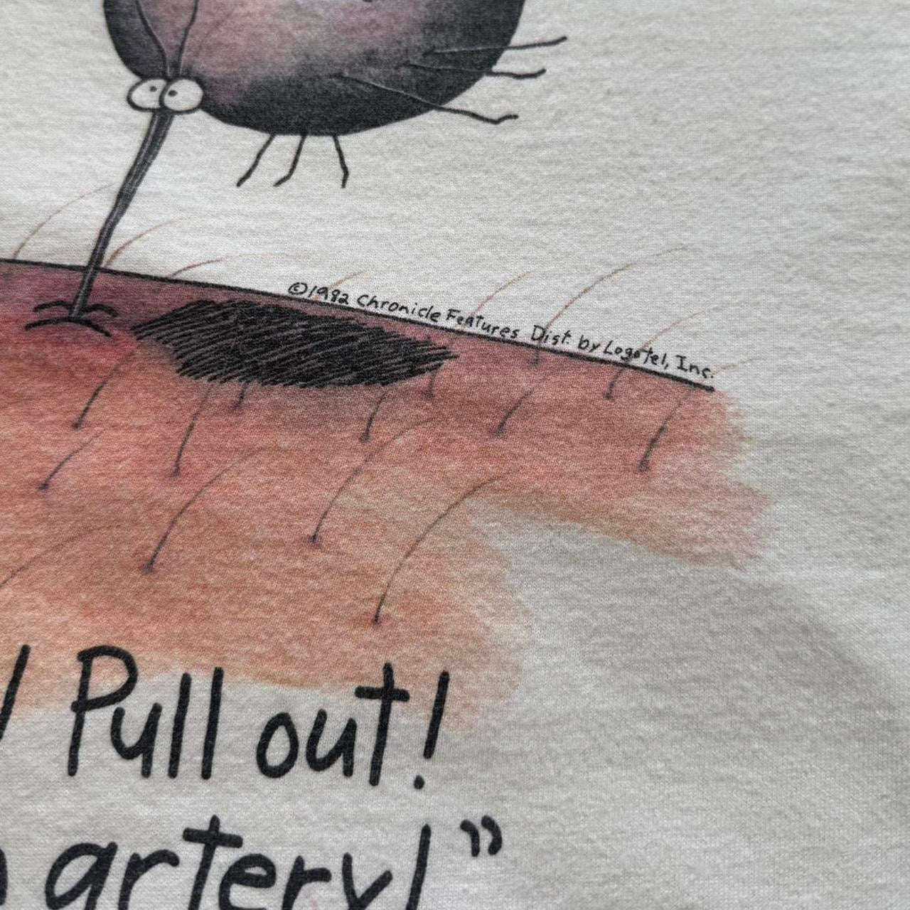 1992 The Far Side Mosquito Joke Tee