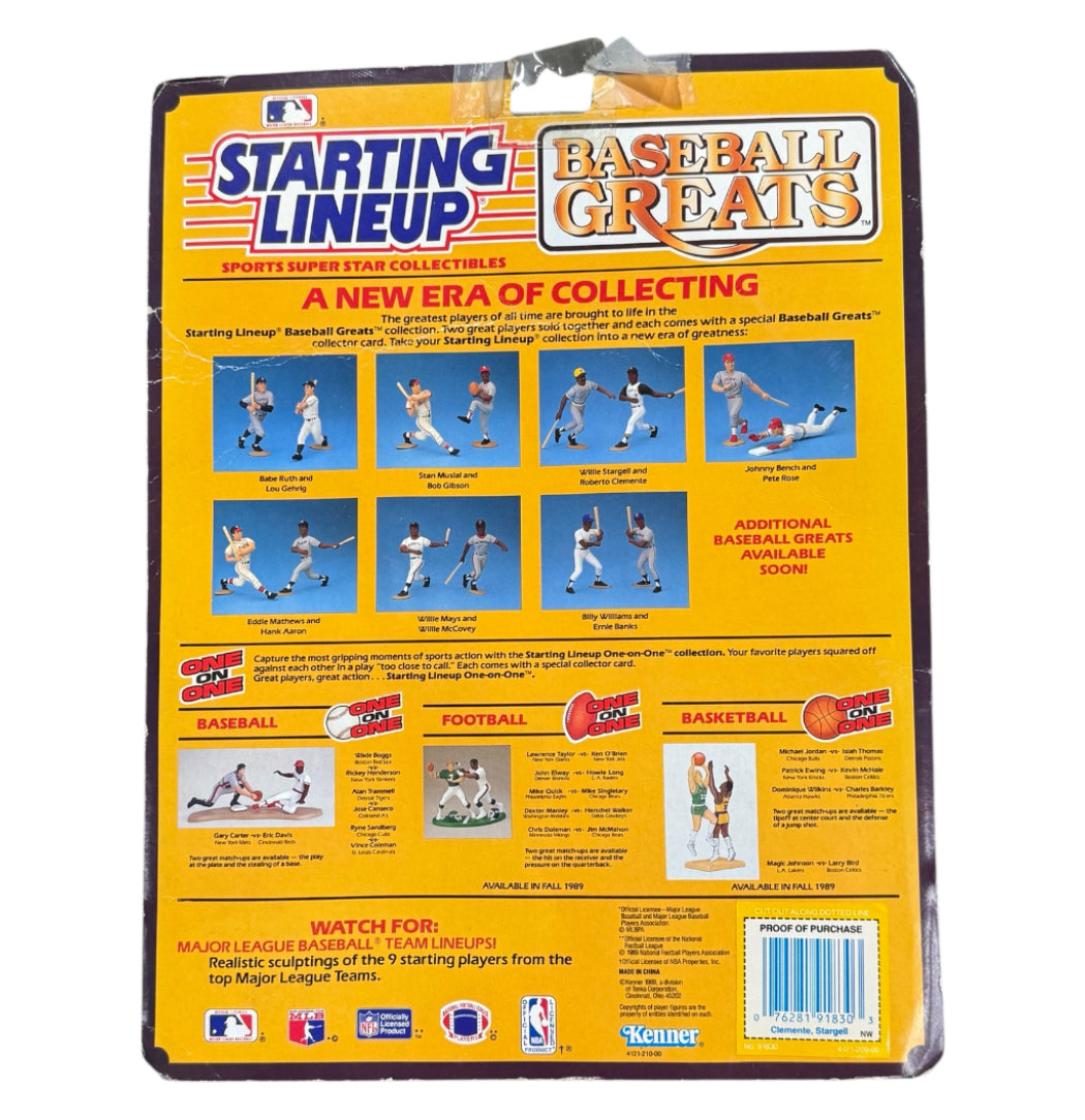 1989 Starting Lineup MLB Willie Stargell & Roberto Clemente