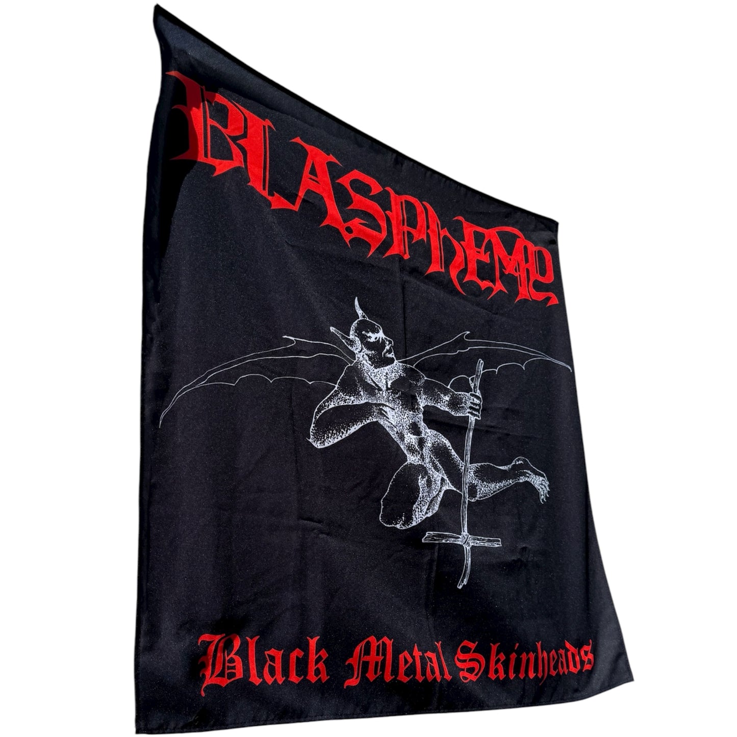 Blasphemy Black Metal Wall Tapestry