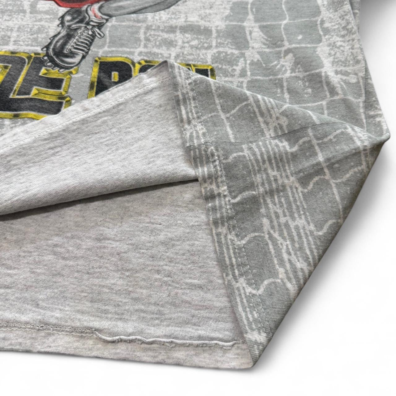 90s Bugle Boy AOP Soccer Shark Tee
