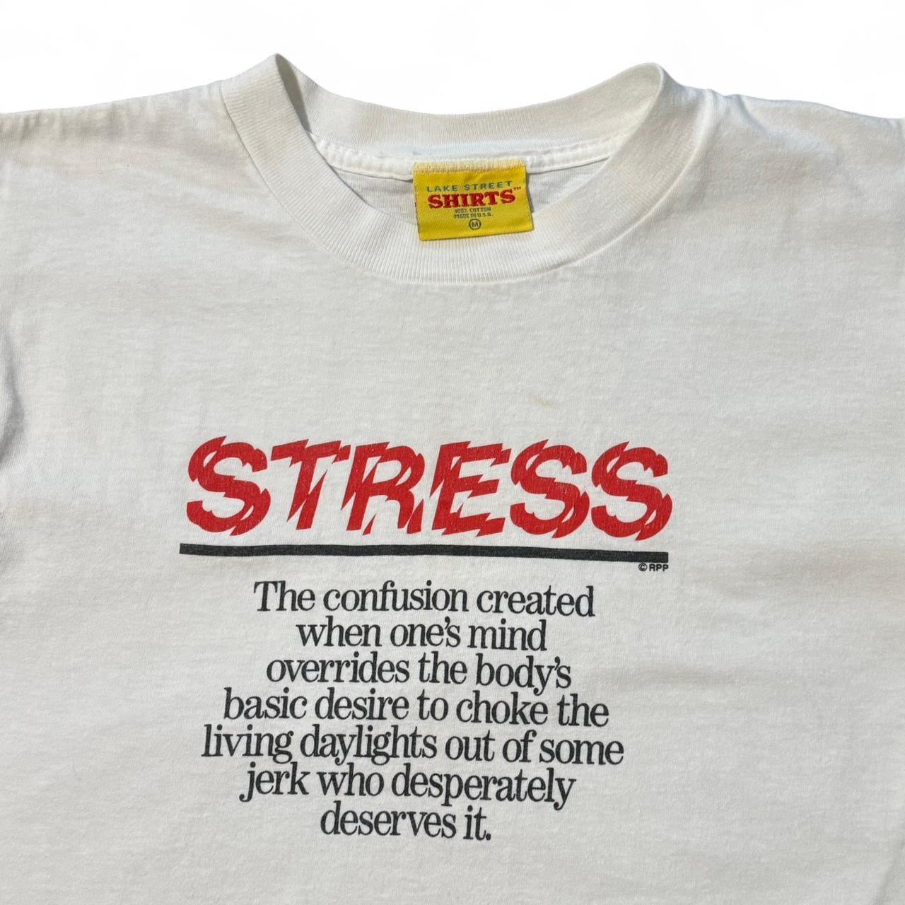 90s “Stress” Graphic Novelty Joke Tee