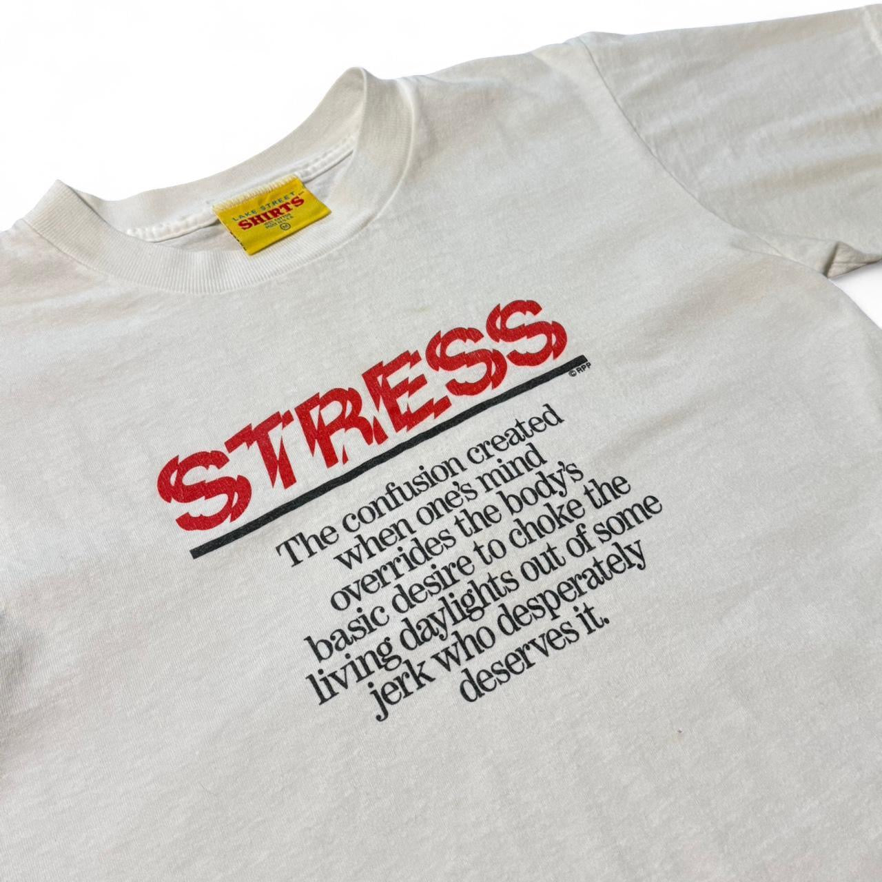 90s “Stress” Graphic Novelty Joke Tee