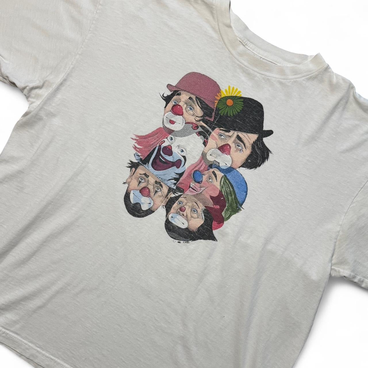 90s M. Harris Sad Clowns Art Tee
