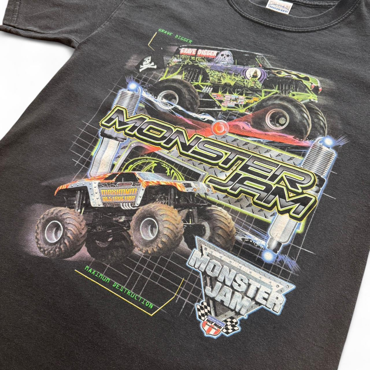 Y2K Grave Digger Monster Jam Tee