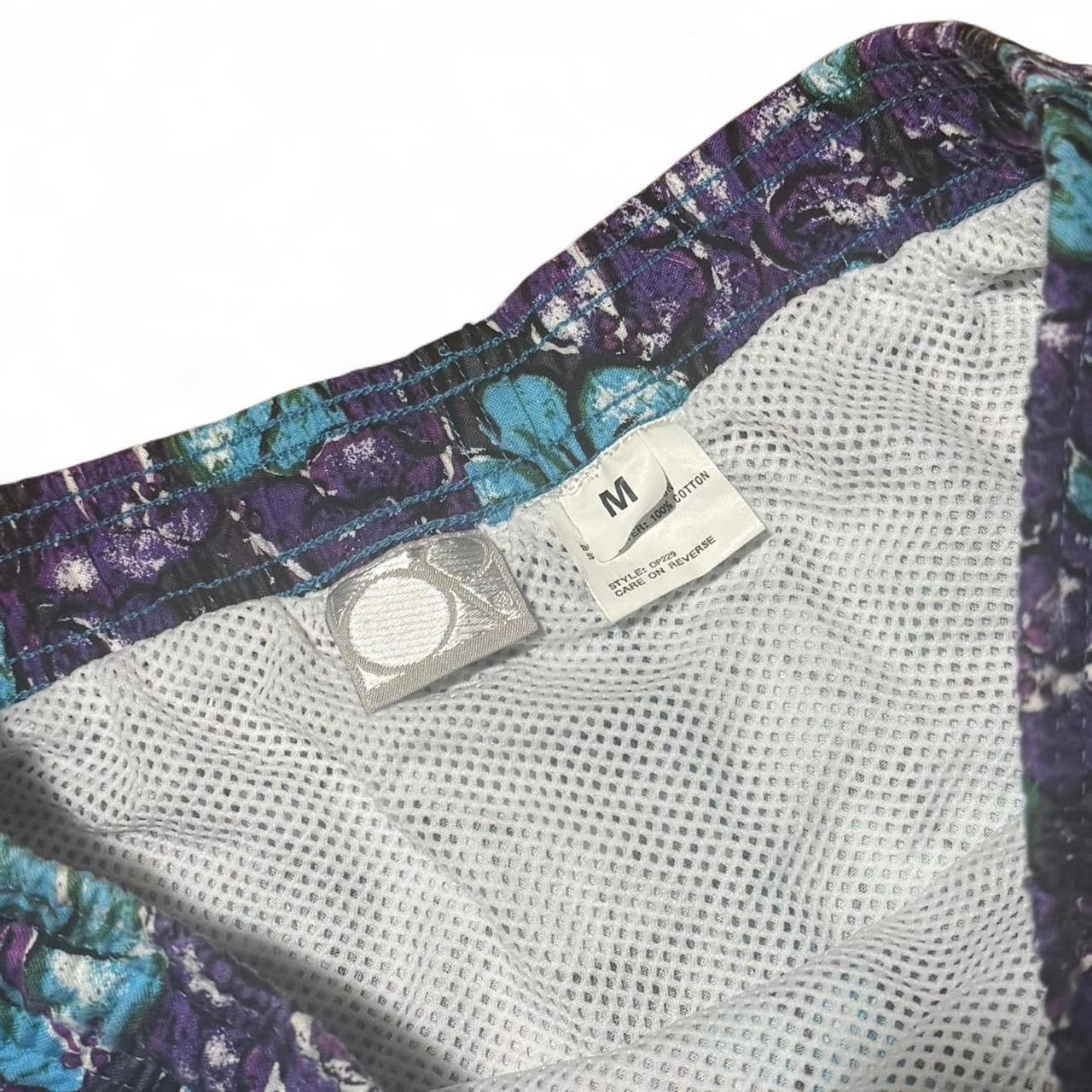 Vintage Ocean Pacific Hawaiian Floral Board Shorts