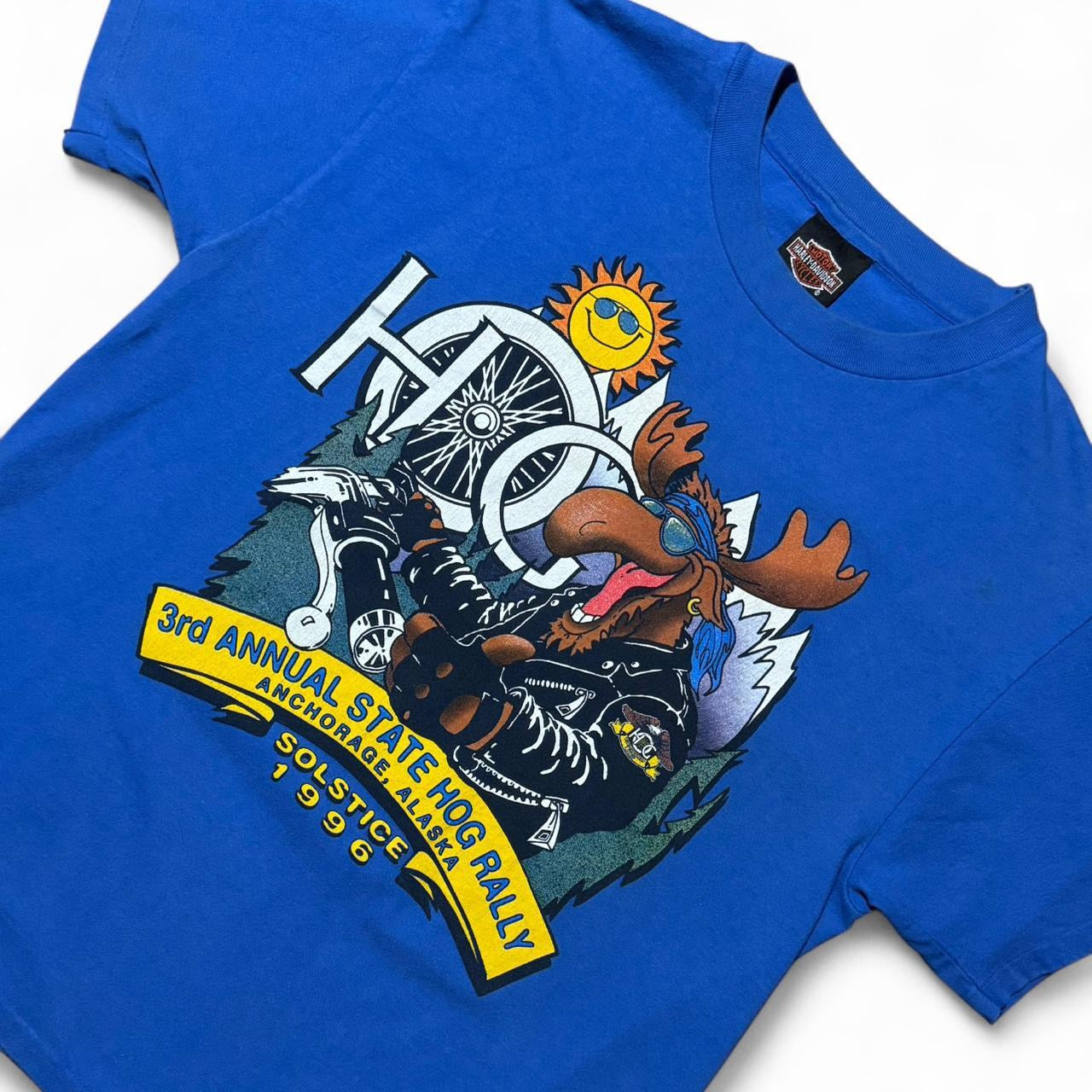 1996 Hog Rally Alaska Harley Owners Tee