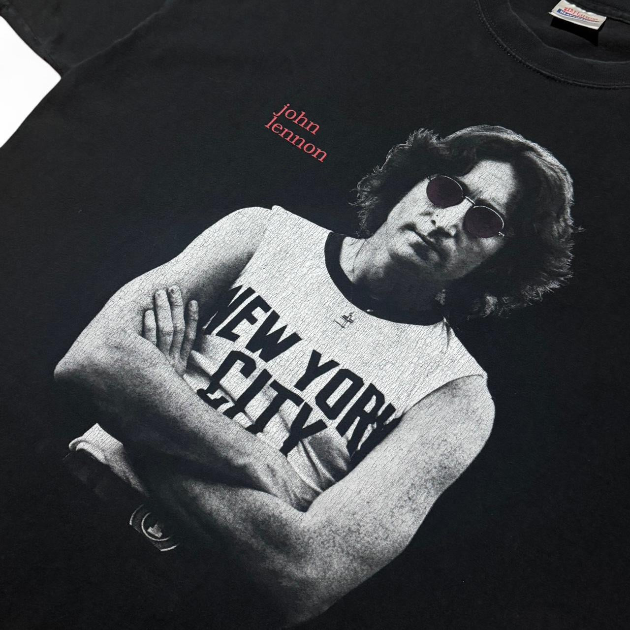 90s John Lennon New York City Imagine Lyrics Tee