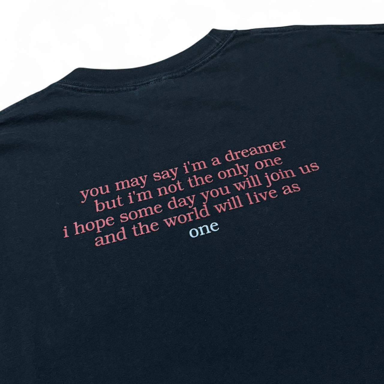 90s John Lennon New York City Imagine Lyrics Tee