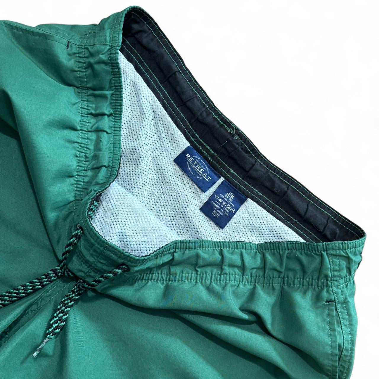 Y2K Green Swim Trunks