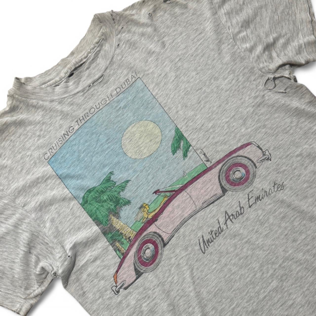 90s ‘Cruising Through Dubai’ United Arab Emirates Thrashed Tee