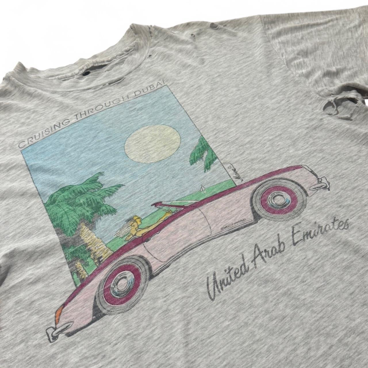 90s ‘Cruising Through Dubai’ United Arab Emirates Thrashed Tee