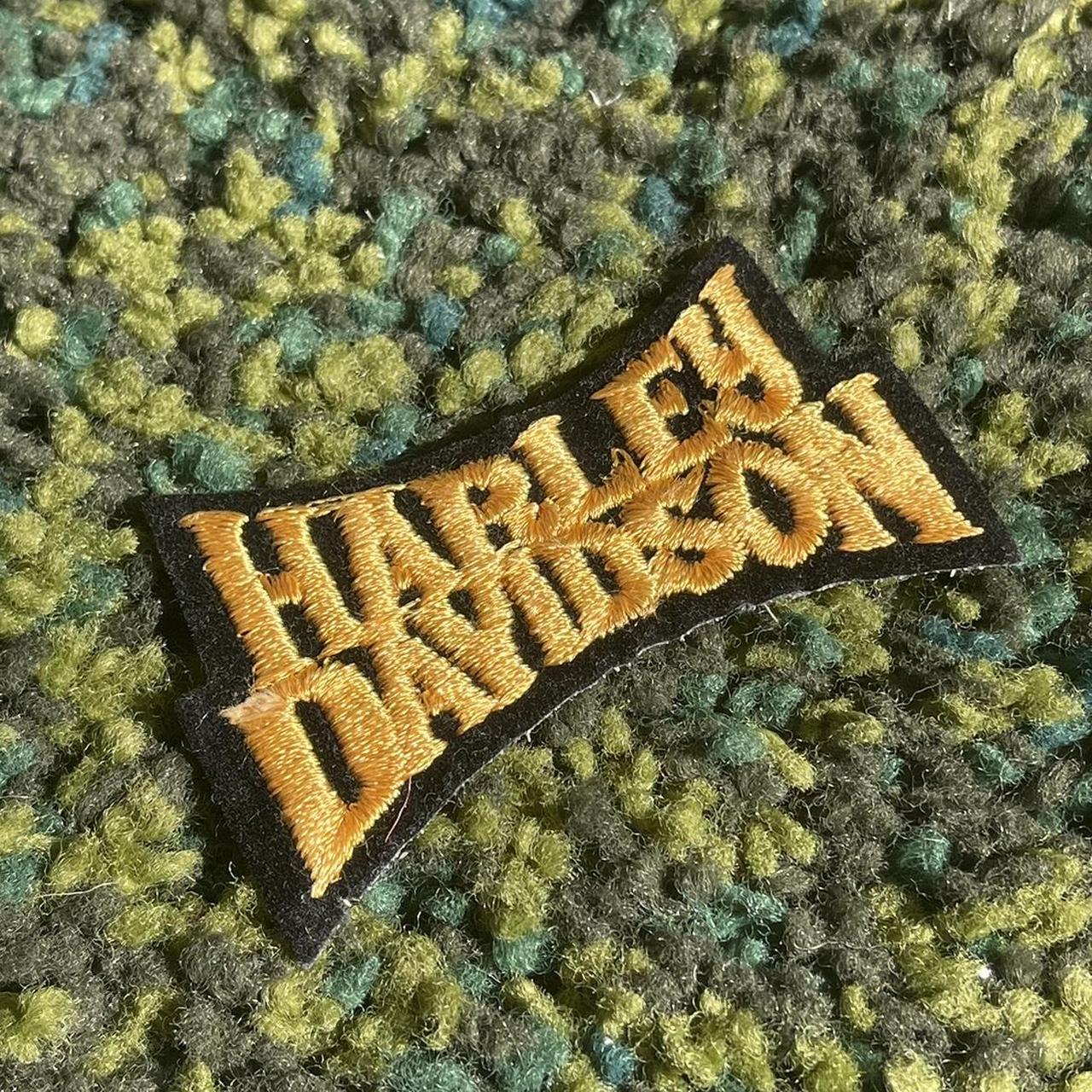 Vintage Harley Davidson Iron On Biker Patch