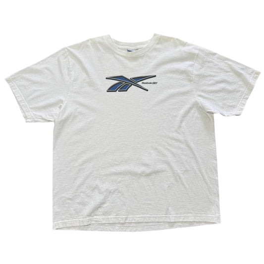 90s Puff Print Reebok Logo Spellout Graphic Sportswear Tee
