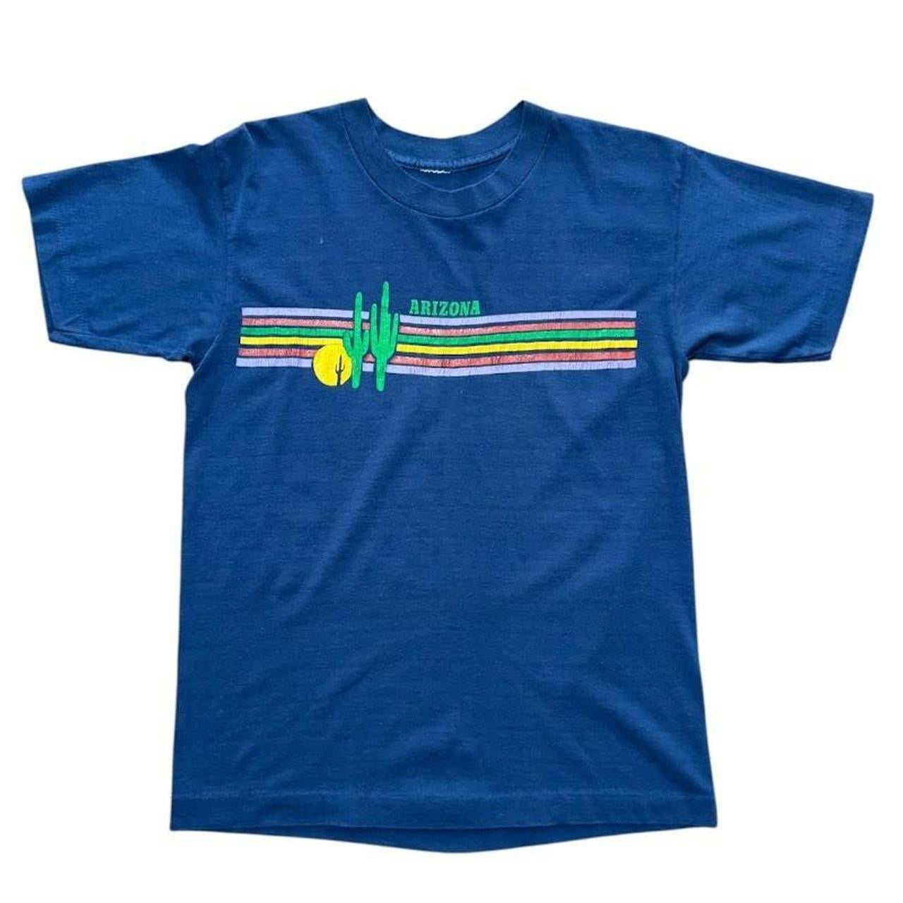 90s Arizona Saguaro Cactus Desert USA Retro Souvenir Tourist T-shirt