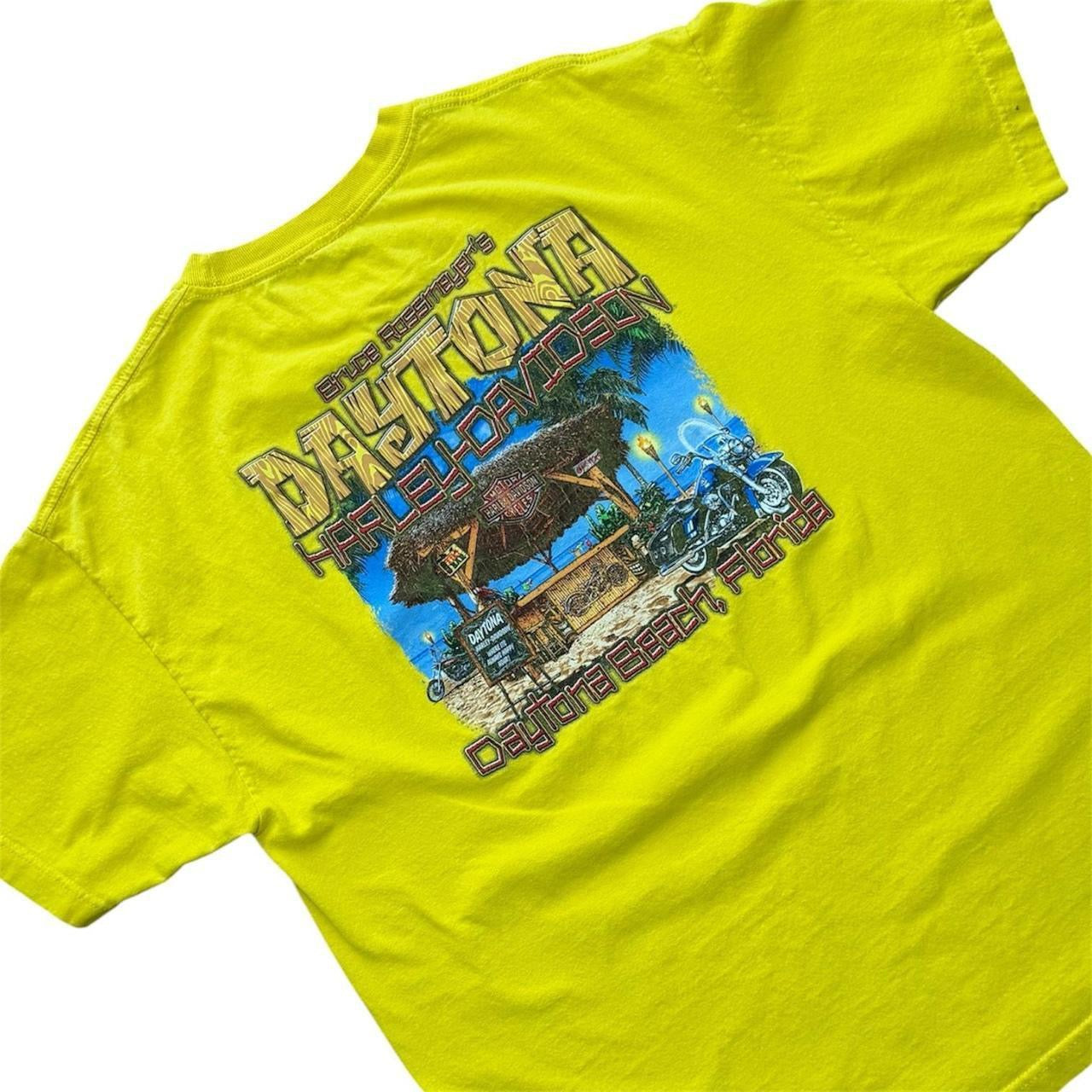 Y2K Harley Davidson Daytona Beach Florida Bruce Rossmeyer Biker T-Shirt