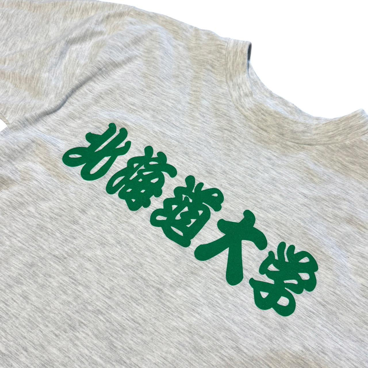Vintage 90s Hokkaido University Japanese Kanji Uniform School Souvenir T-shirt