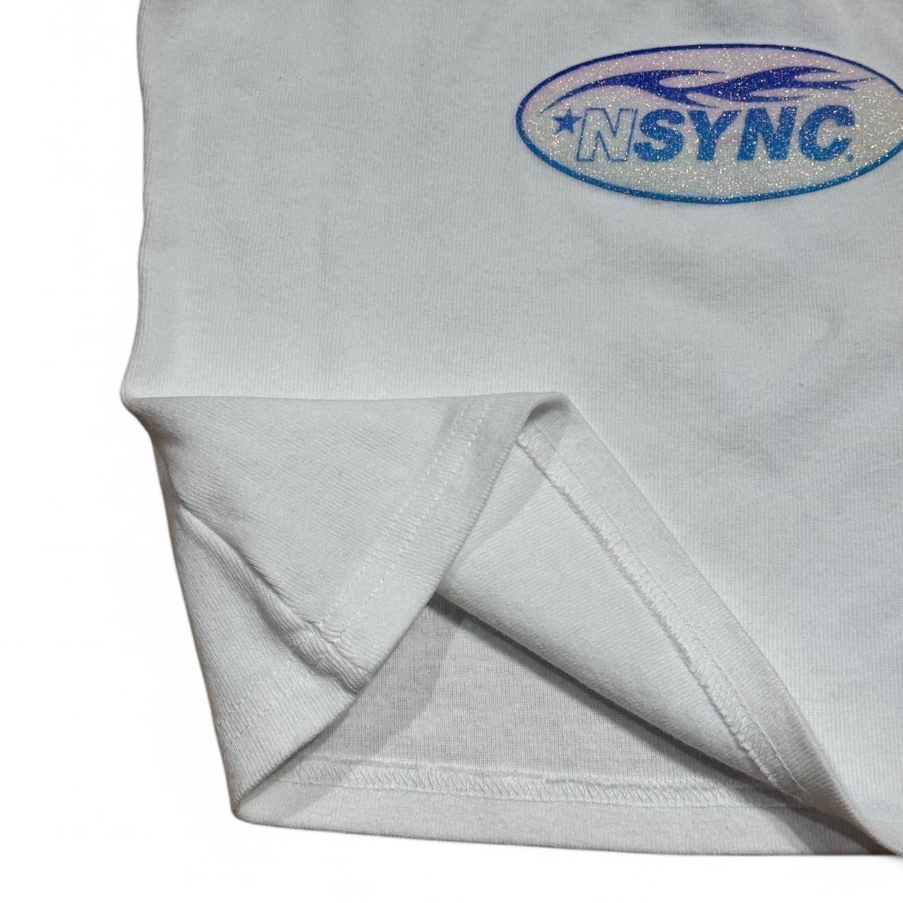 Vintage 90s/y2k NSYNC Sparkle & Frill Tank Top