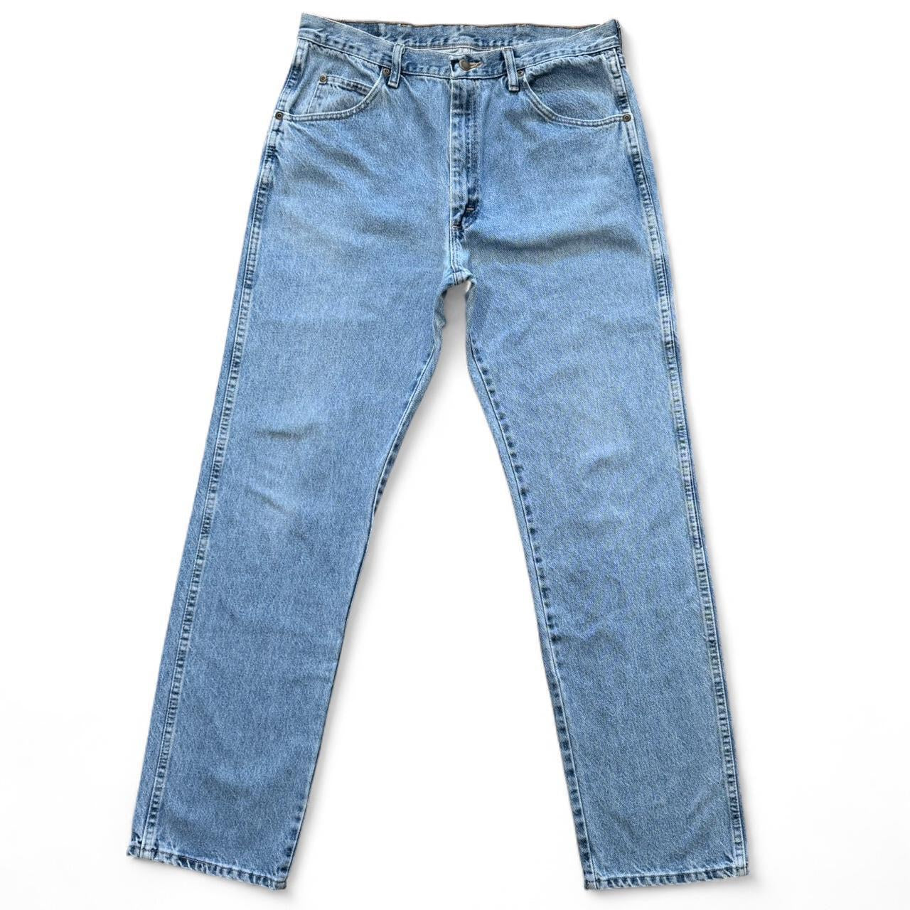 90s Light Wash Blue Wrangler Straight Leg Jeans