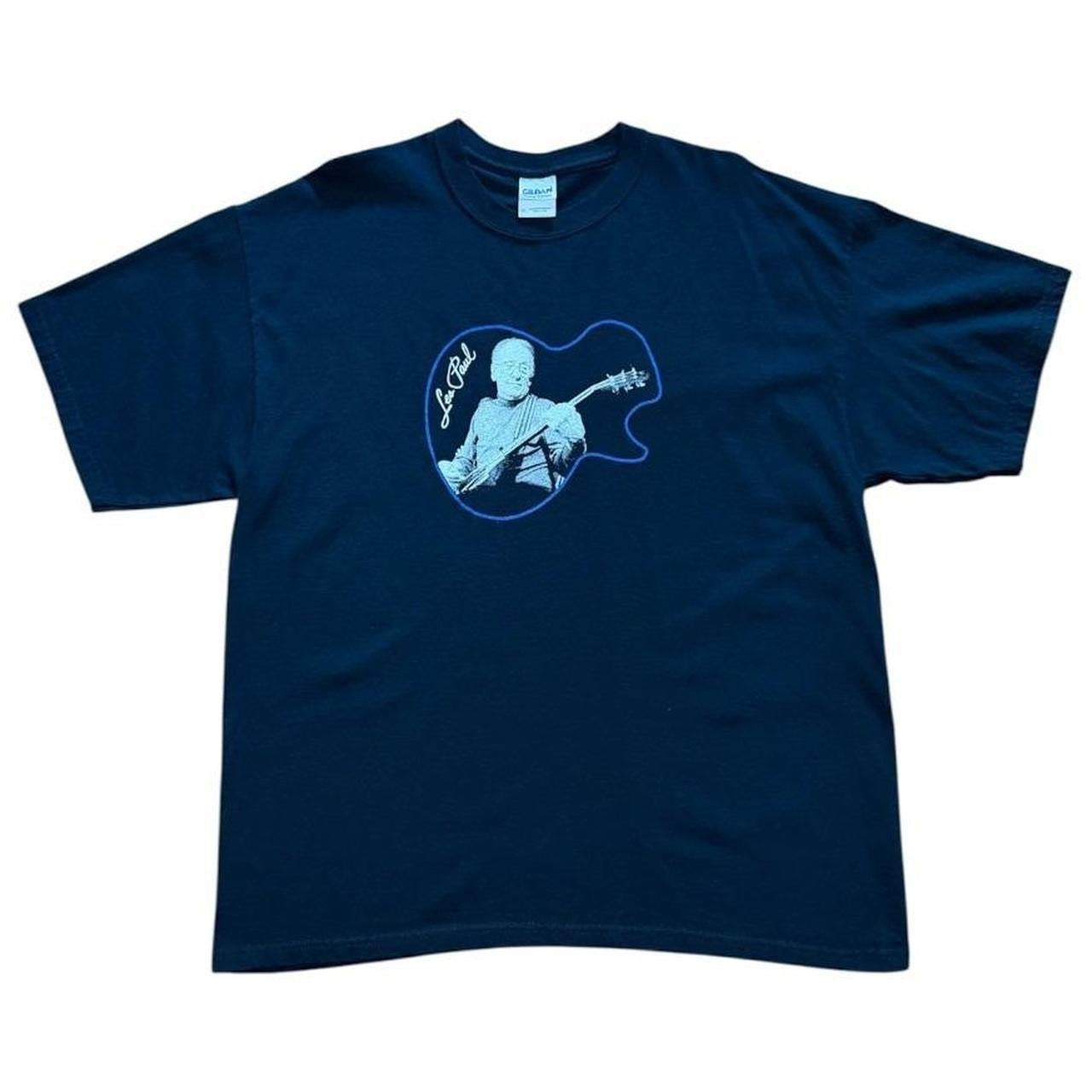 Y2K Les Paul Iridium Jazz Club NYC Musician Guitarist Graphic T-shirt