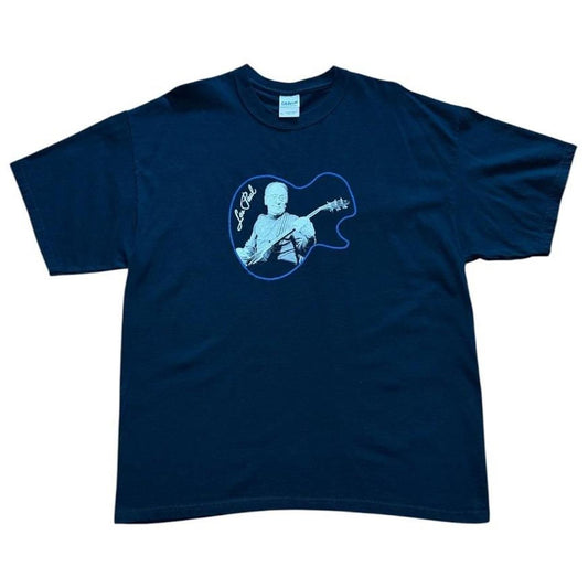 Y2K Les Paul Iridium Jazz Club NYC Musician Guitarist Graphic T-shirt