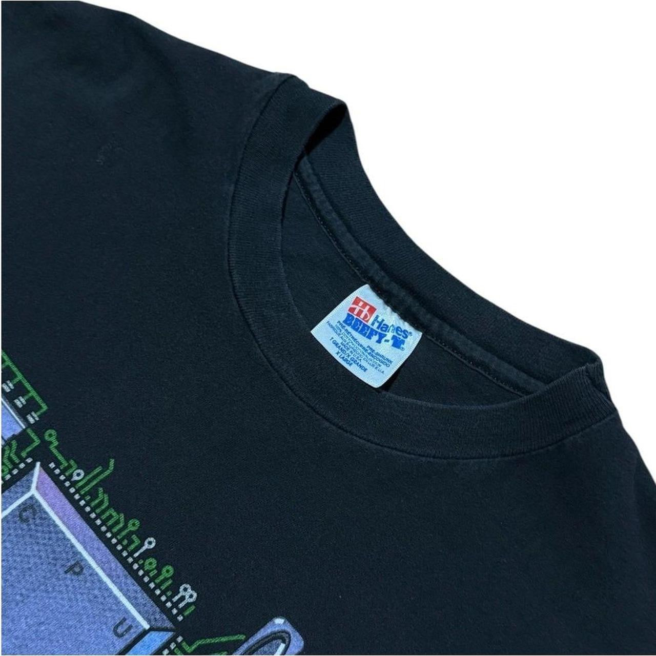 90s Smithsonian Institute CPU Board Computer Tech Art Graphic T-shirt