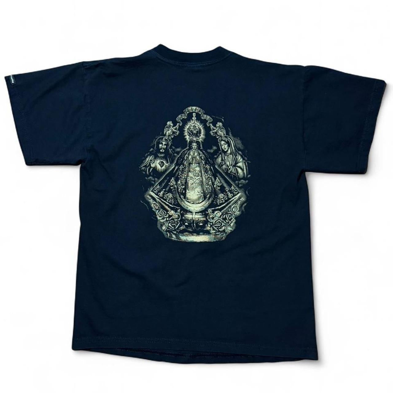 Y2K Virgen San Juan Los Lagos Religious Catholic Church Mexico Bible God T-shirt
