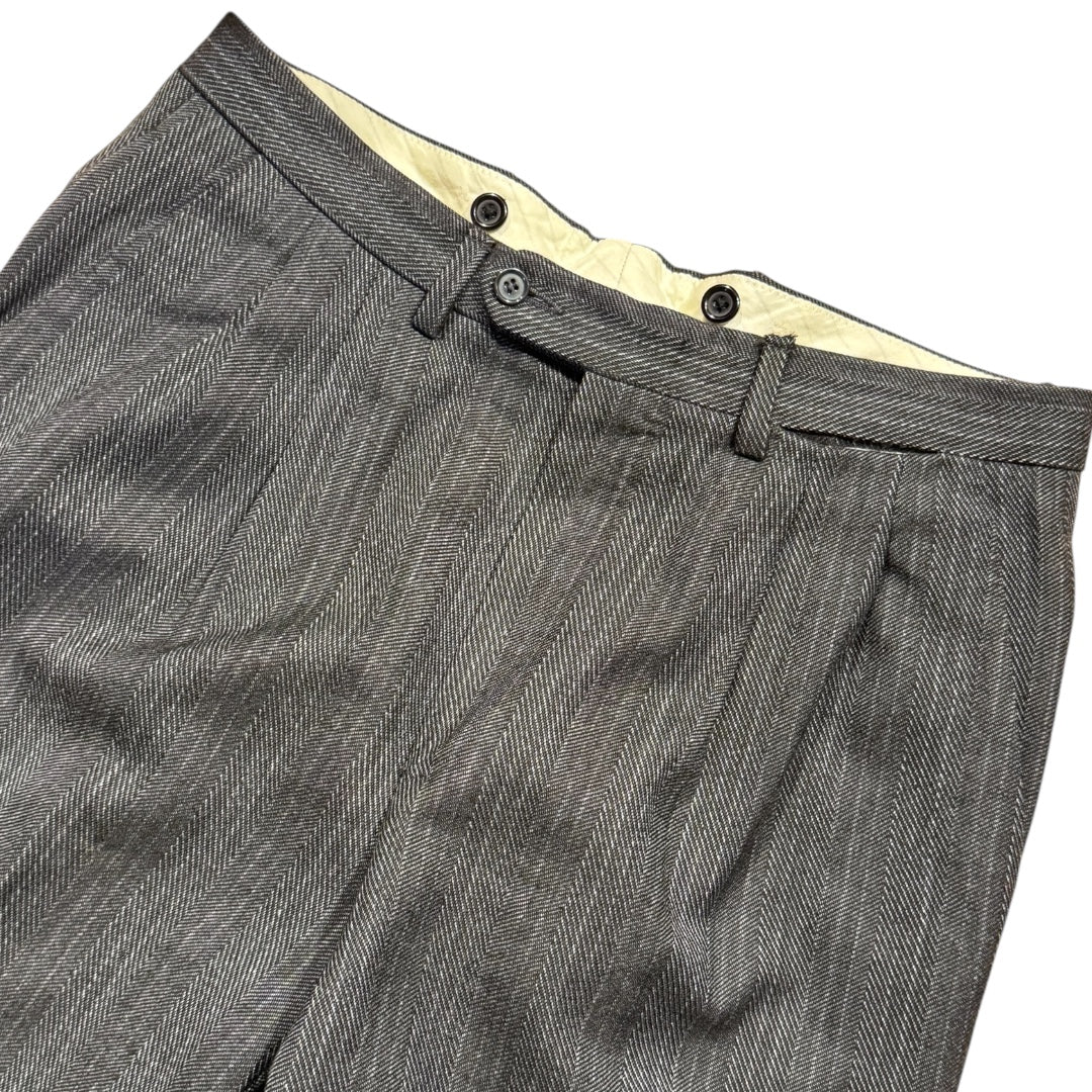 70s Pleated Wool Trousers