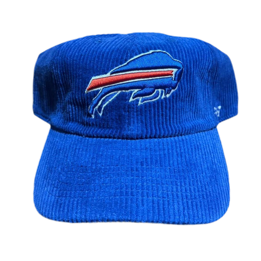 Blue Buffalo Bills Corduroy Snapback NFL Football Hat