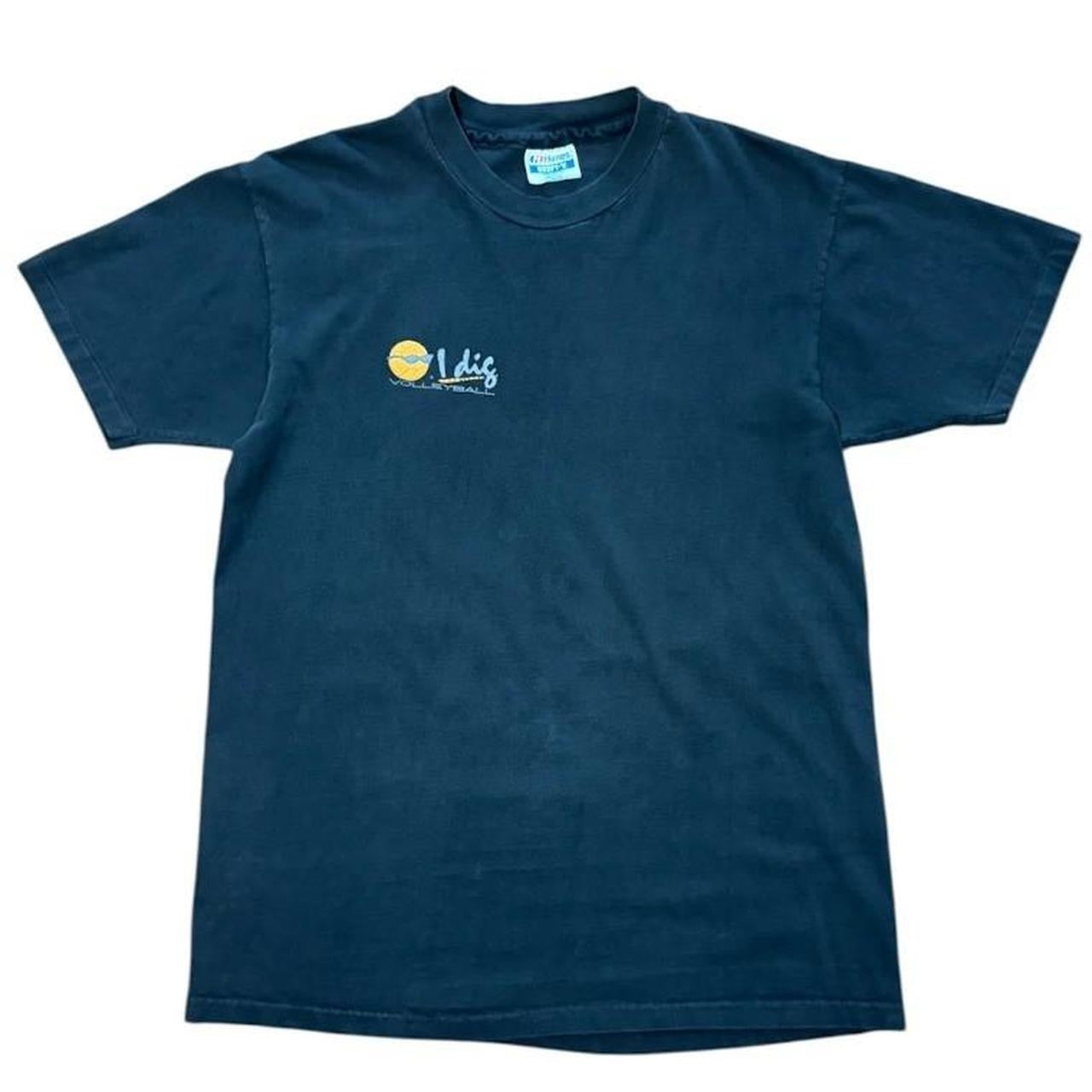 90s I Dig Pro Beach Legends Volleyball Beach Sport Graphic Faded T-shirt