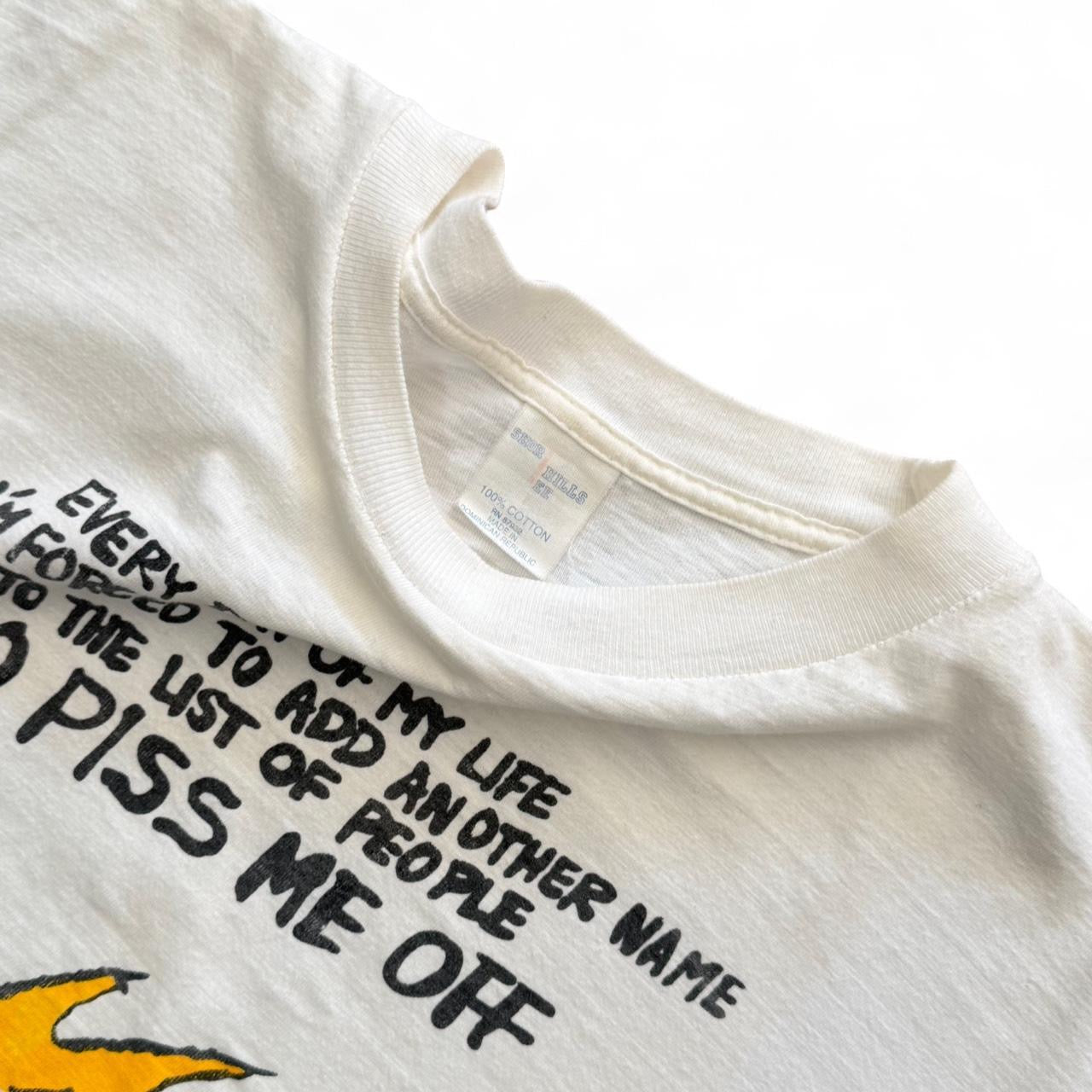 Vintage 90s Calvin and Hobbes Washington DC Souvenir Funny Joke T-shirt