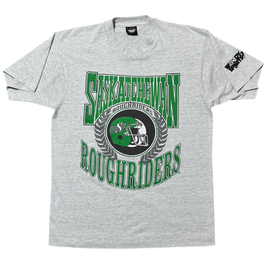 1991 Saskatchewan Roughriders CFL Football Woody Sports Tee