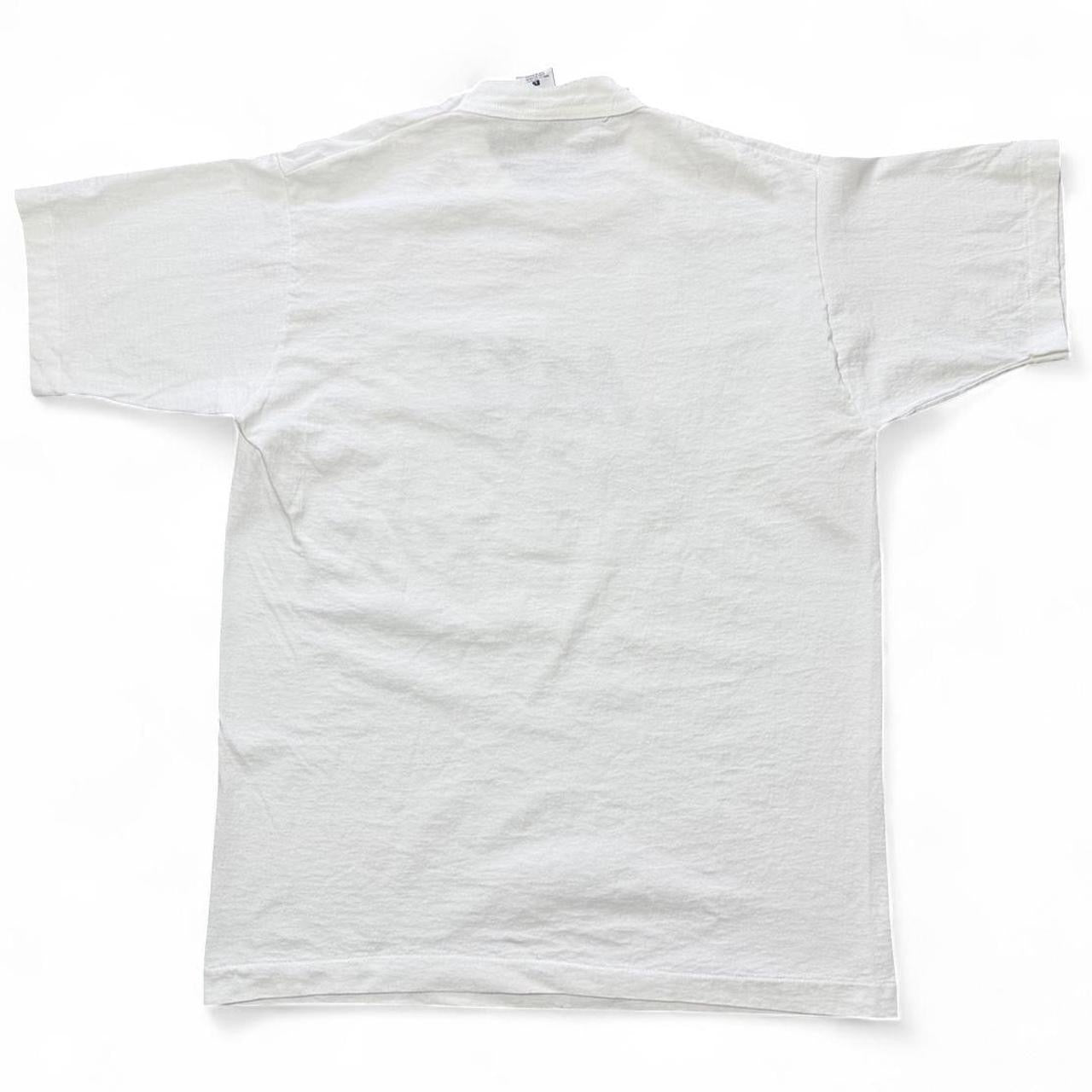 90s Nike Check Spellout Logo Missewn Error Graphic T-shirt