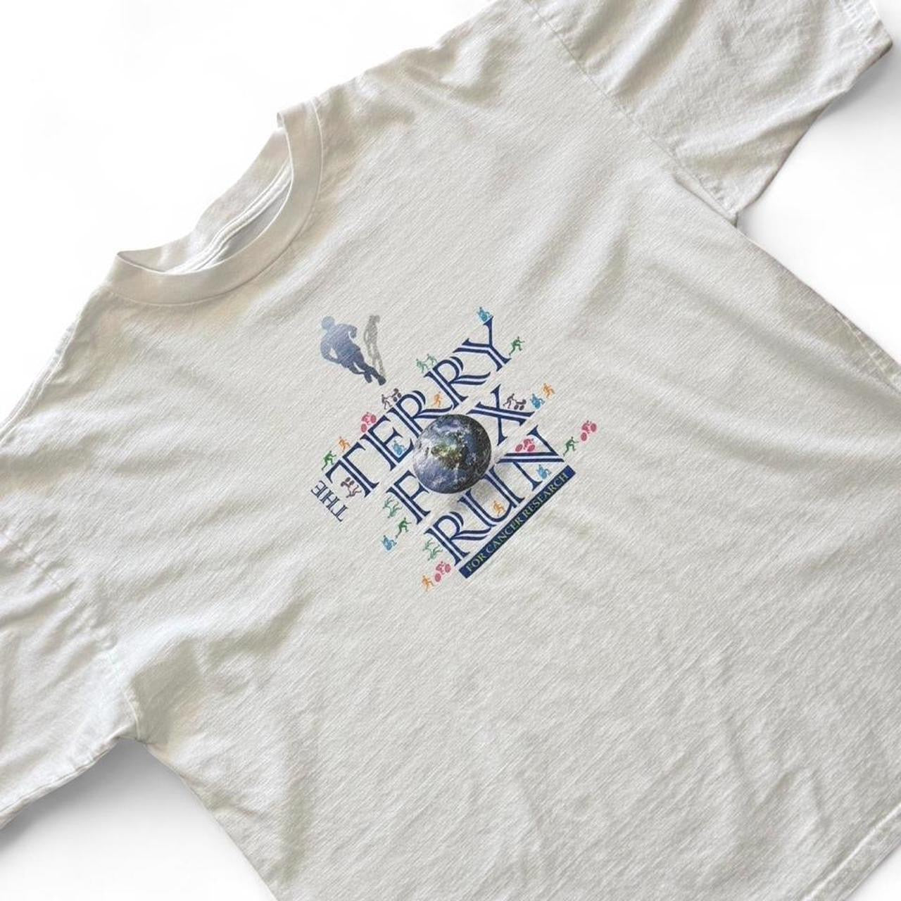 90s Terry Fox Marathon Running Souvenir Memorial Graphic T-shirt