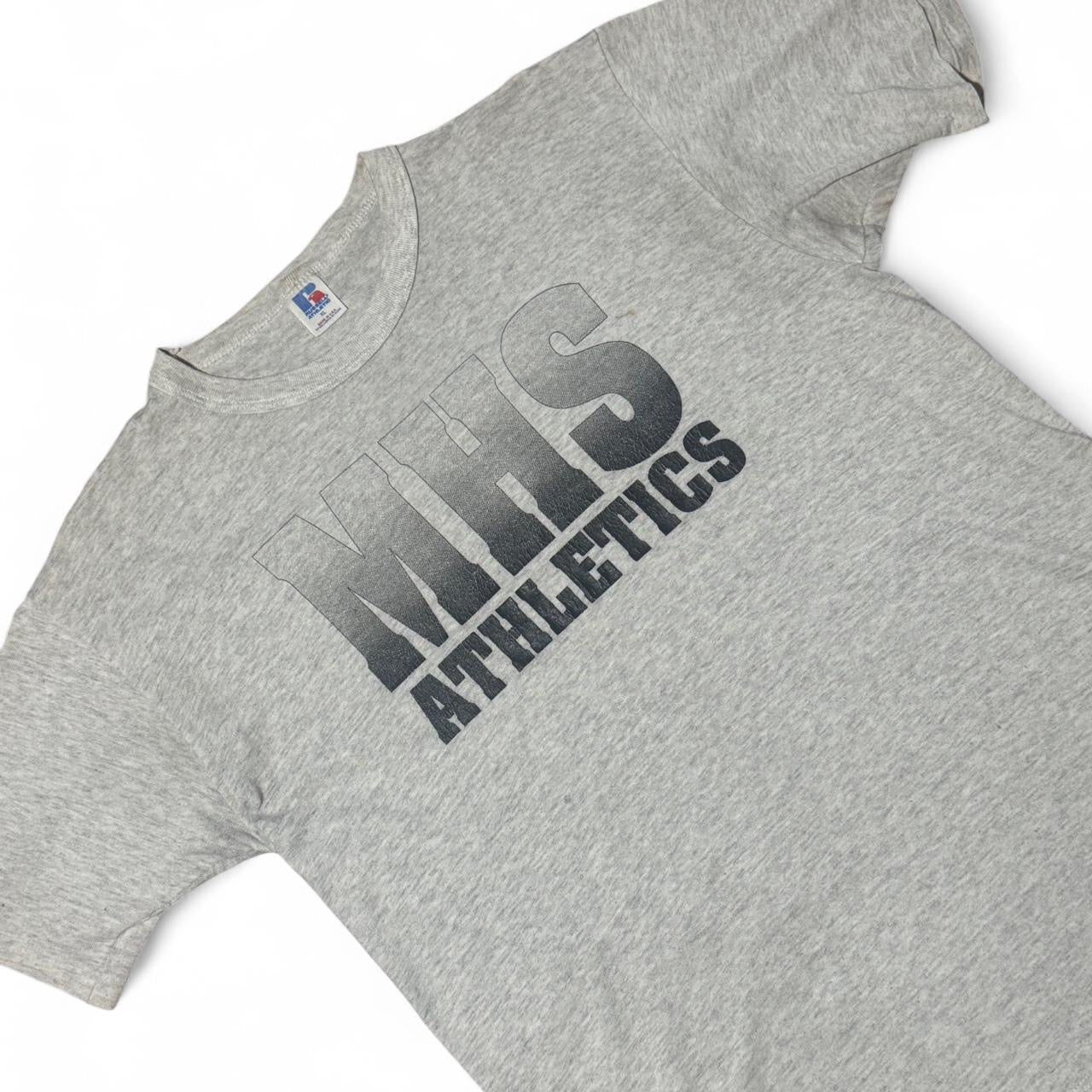 80s Triblend Heather Grey MHS Athletics Graphic Sportswear Tee