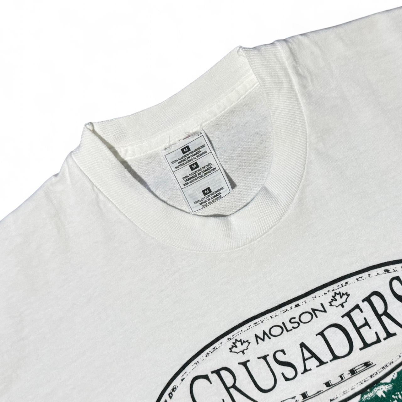 90s Molson Canadian Crusaders Club Beer Fishing T-shirt
