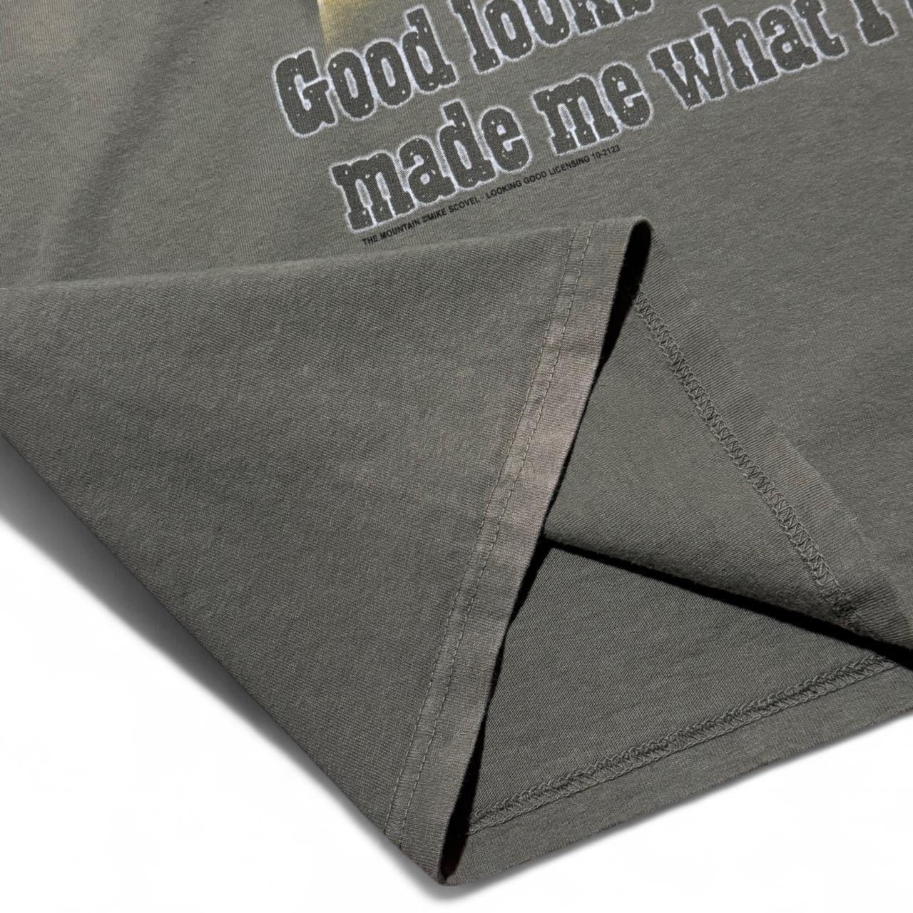 90s The Mountain Mike Scovel Handsome Old Man Novelty Joke Graphic Tee