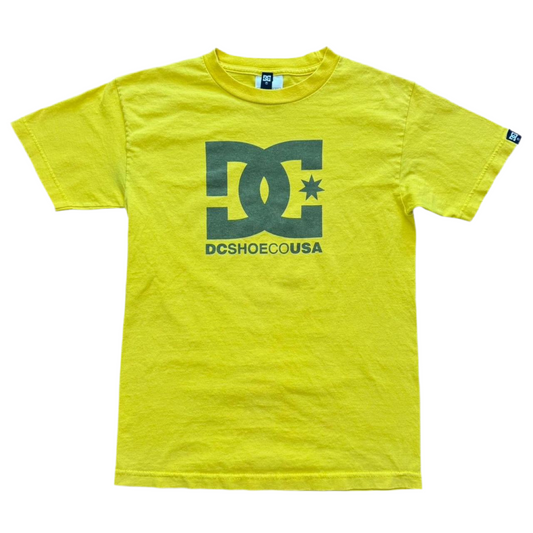 DC Shoes Skateboards Y2K Big Spellout Brand Logo Tee