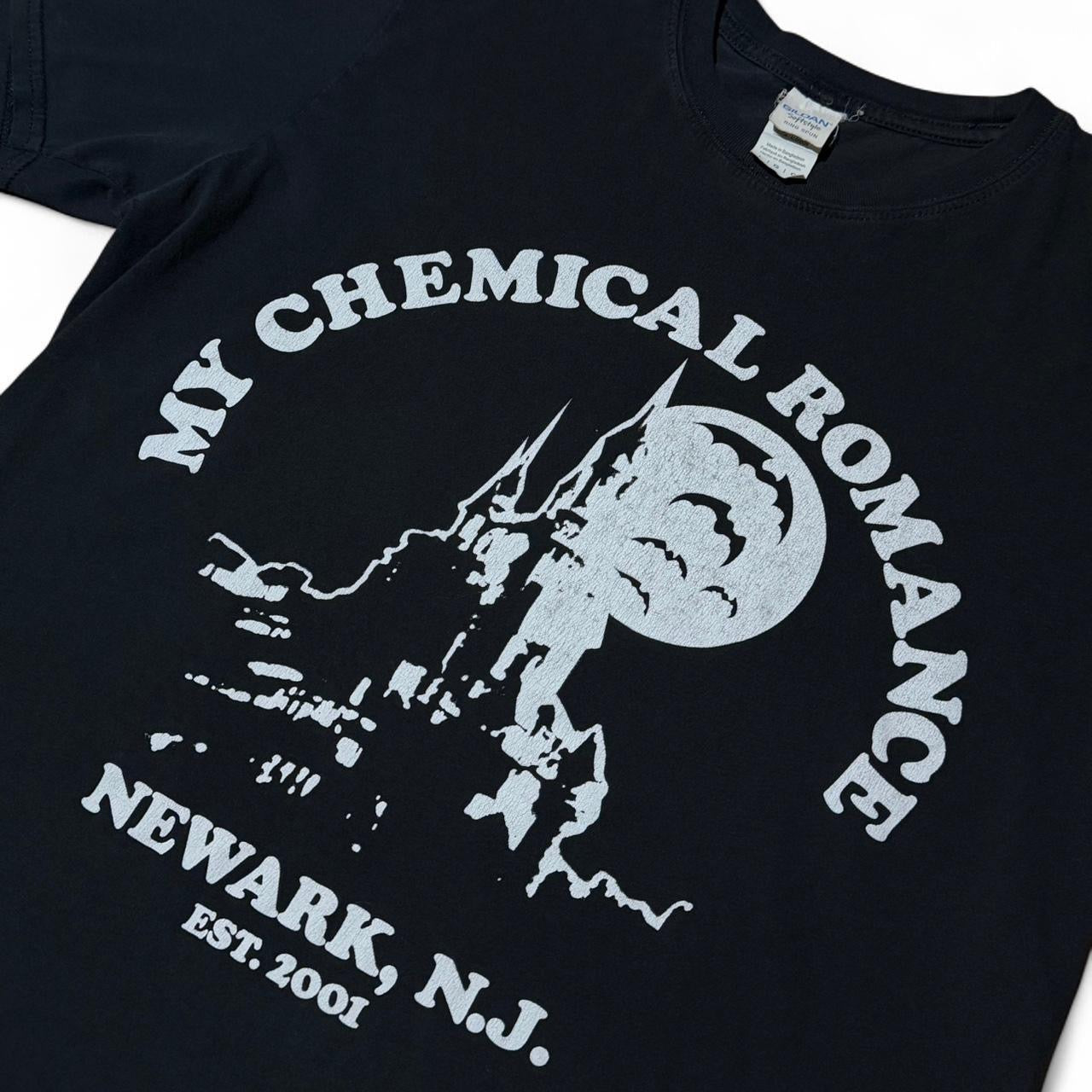 Y2K Black My Chemical Romance MCR Emo Punk Rock Music Concert T-shirt