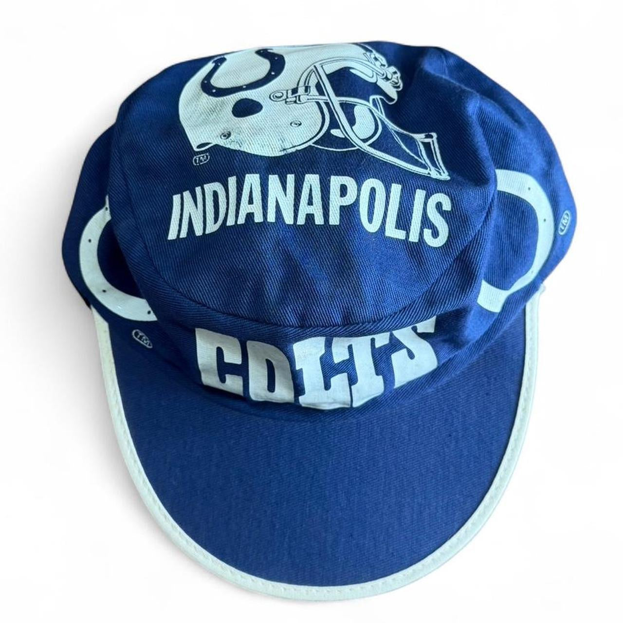 Vintage 80s Indianapolis Colts NFL Football Sports Painters Hat Cap