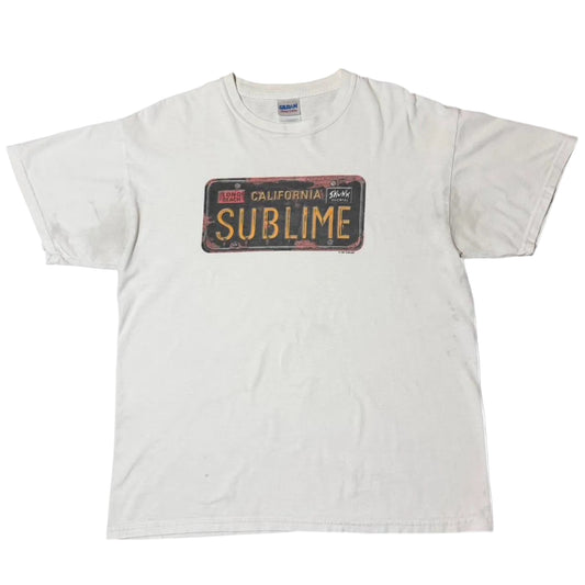 1997 Sublime Band Skunk Records License Plate Tour T-shirt
