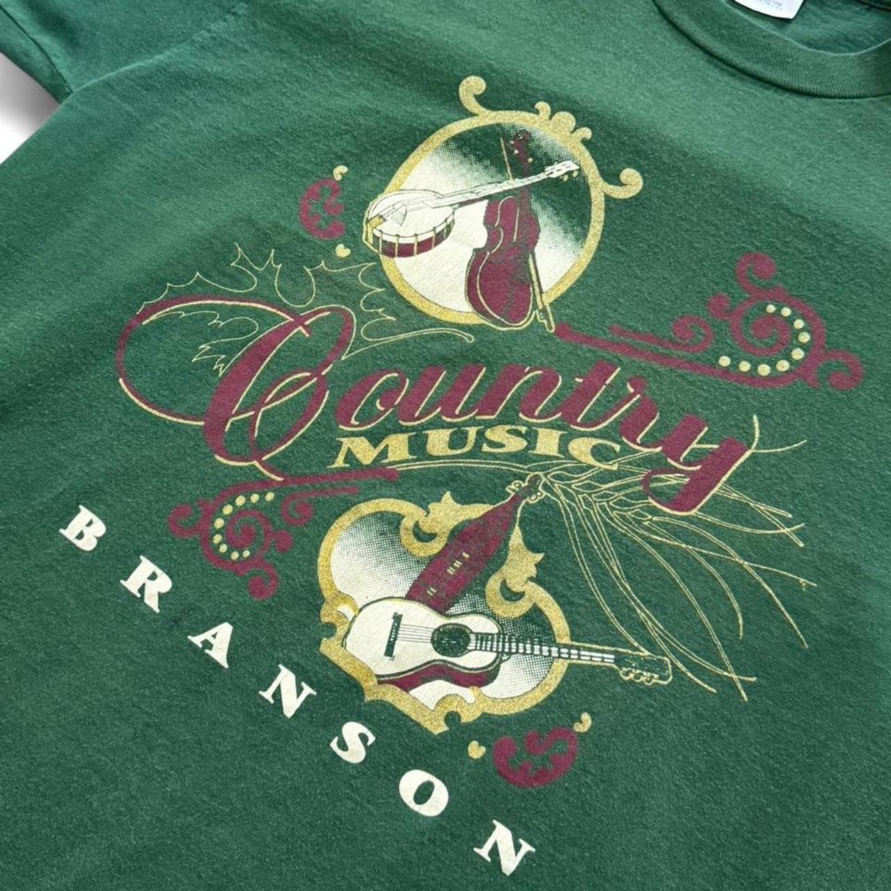 Vintage 90s Branson Missouri Country Music Instruments Graphic T-shirt