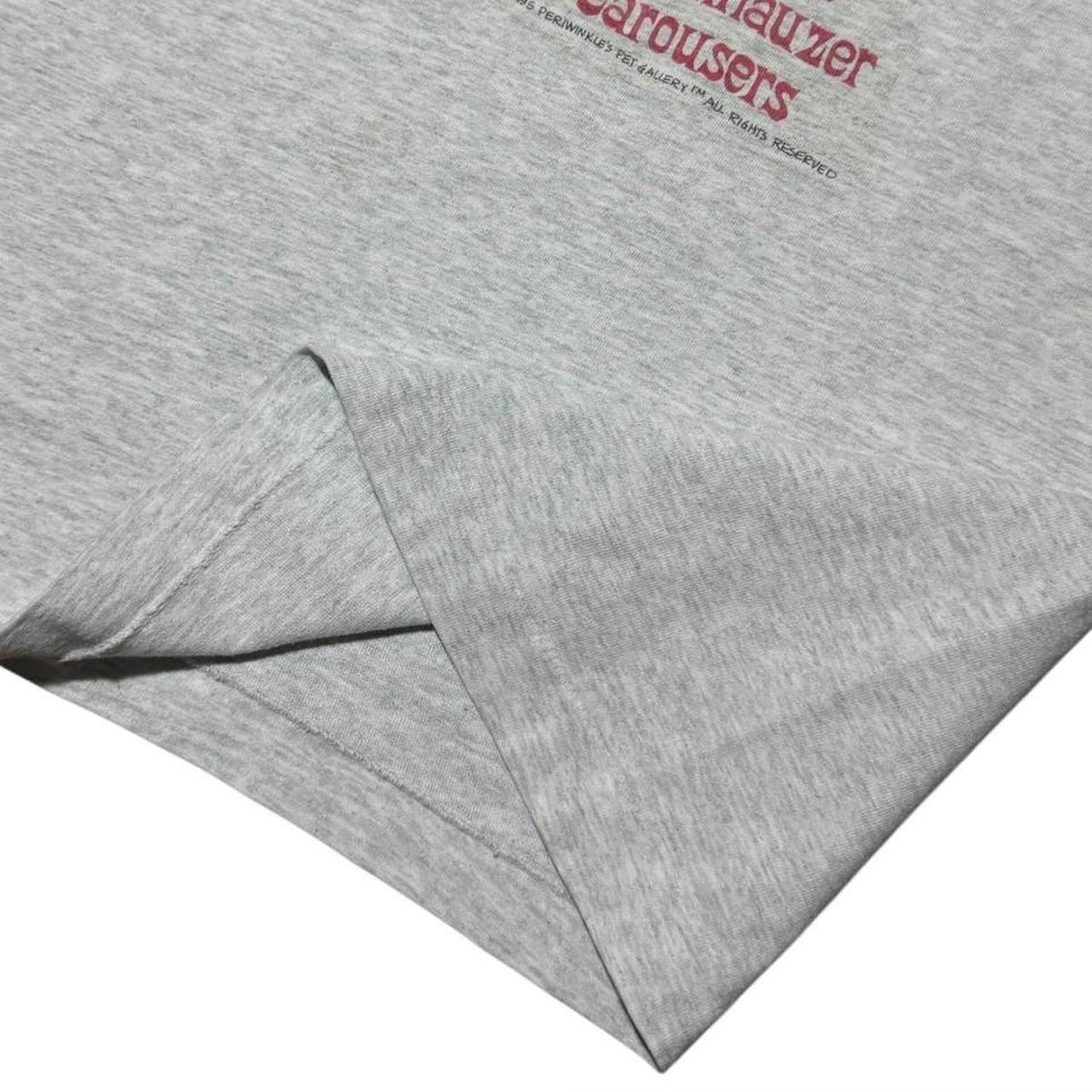 90s Miniature Schnauzer Carousers Puppy Dog Animal Cowboy Hats T-shirt