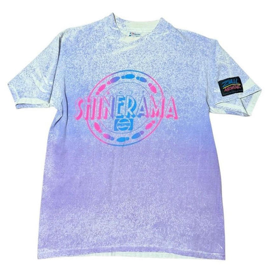 90s Zulu Shinerama Pepsi Purple Acid Wash Tie Dye Promo Graphic T-shirt