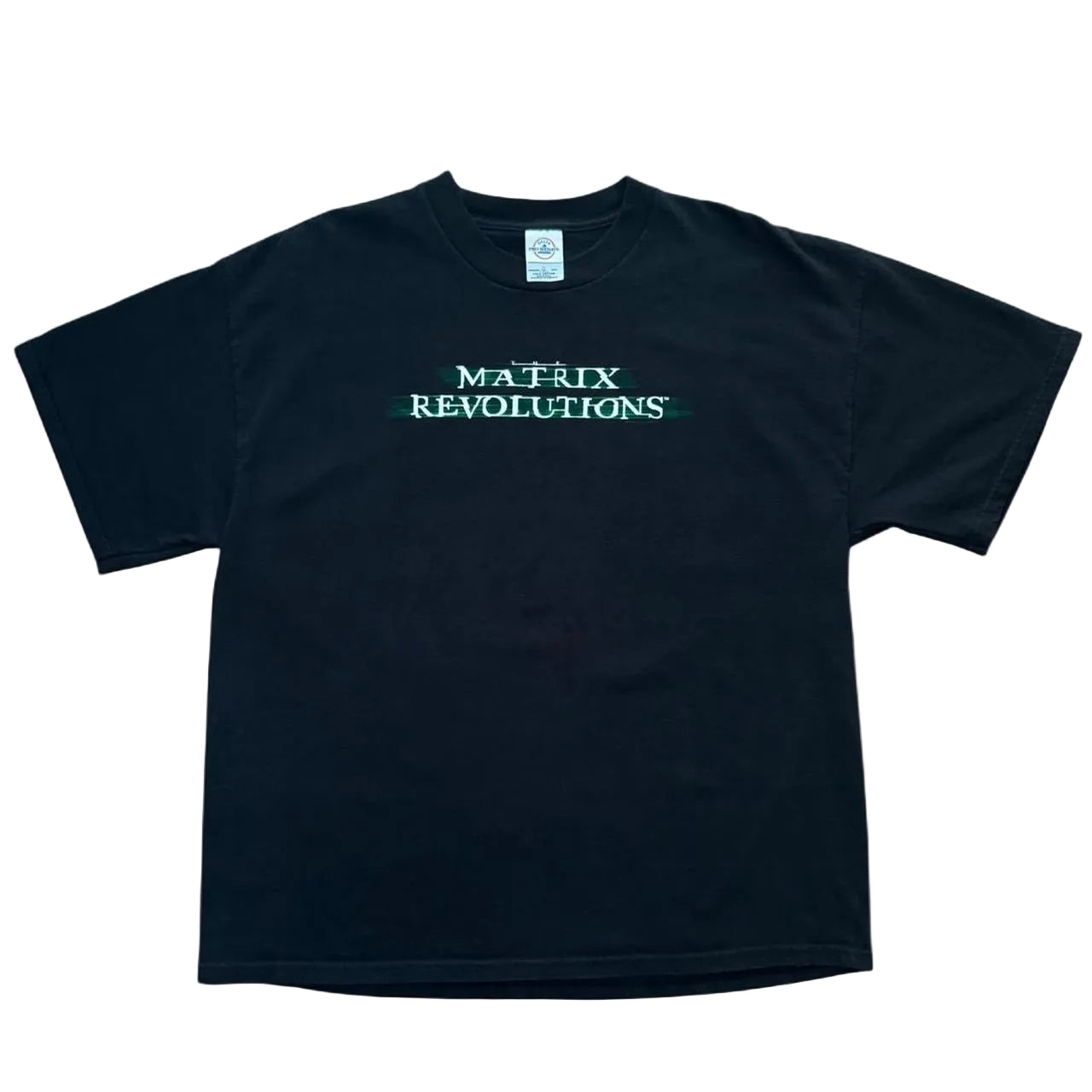 Y2K Matrix Revolutions Movie Promo Graphic Cyber Punk Sci-Fi T-shirt